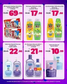 Catálogo Unicompra Página 4: Brinquedo Pakitoys Senninha Scuderia €69,98, Shampoo palmolive kids diversos €17,98