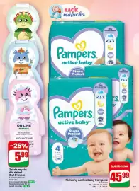Dino gazetka tydzień 42 Strona 19: Pieluchy Active Baby Pampers €45,99