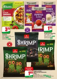 Dino gazetka tydzień 42 Strona 28: Zupa o smaku chili shrimp Halloween Vifon €1,65, Przyprawa Appetita €1,15