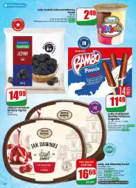 Dino gazetka tydzień 42 Strona 34: Lody kubek czterosmakowy Koral €2,49, Lody multipack Bambo Pinoccio Augusto €11,49
