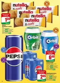 Dino gazetka tydzień 42 Strona 54: Guma Orbit €6,49, Baton NUTELLA B-READY €1,39