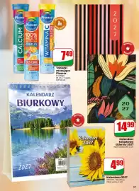 Dino gazetka tydzień 42 Strona 69: Kalendarz książkowy dzienny 2027 €14,99, Tabletki musujące Plusssz €7,49