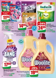 Dino gazetka tydzień 42 Strona 74: Zawieszka do WC Bref Power Aktiv €11,95, Tabletki do zmywarki All In One Ludwik €24,99