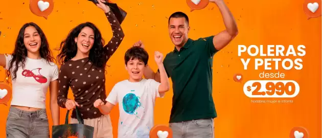 Catálogo Family Shop Página 6: Poleras y petos €2.990,00