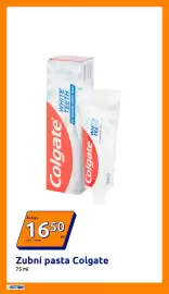 Action leták týden 42 Strana 6: ACTION Za kus 1650 220/1 18.5Kč Kč Zubní pasta Colgate 75 ml Colgate WHITE TEETH for