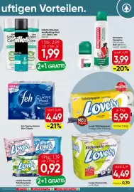 Spar Flugblatt woche 42 Seite 13: Feh Taschentücher Classic €4,49, Lovely Küchenrolle €4,49