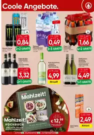 Spar Flugblatt woche 42 Seite 7: Vöslauer Mineralwasser €0,49, Monster Energy €0,84