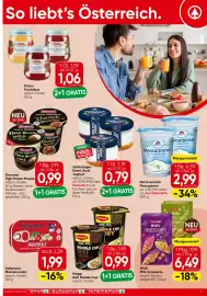 Spar Flugblatt woche 42 Seite 9: Maggi Asia Noodle Cup €0,99, SPAR Mini Croissants €6,49