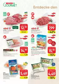 SPAR Gourmet Flugblatt woche 42 Seite 4: Tann Gulaschfleisch €12,99, Tann Gemischt Faschiertes €7,99