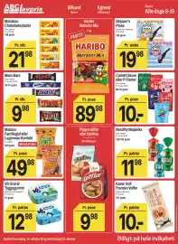 ABC Lavpris tilbudsavis uge 42 Side 10: Marabou Chokoladeplader €21,98, Karen Volf Franske Vafler €10,00