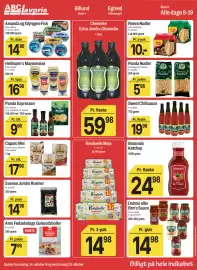 ABC Lavpris tilbudsavis uge 42 Side 8: Panda Nudler €5,98, Sweet Chilisauce €19,98