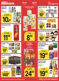 ABC Lavpris tilbudsavis uge 42 Side 9: Dan Cake Kager €16,98, Pickwick The €11,98