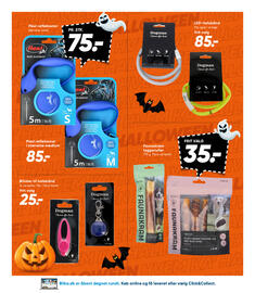 Bilka tilbudsavis uge 42 Side 40: Flexi refleks snor €75,00, LED-halsbånd €85,00