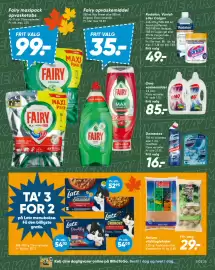 Bilka tilbudsavis uge 42 Side 39: Fairy maxi pack opvasketabs €99,00, Omo vaskemiddel €85,00