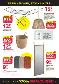 Catalogue Mr Bricolage page 3: First miroir de porte effet bois €9,99, Suspension quintana €15,99
