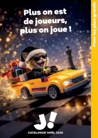 Catalogue JouéClub page 1: J. CATALOGUE NOËL 2026 Plus on est de joueurs, plus on joue! Pour les plus grands