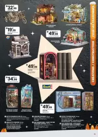 Catalogue JouéClub page 29: Maquette à monter €49,99, Buki librairie diorama €19,99