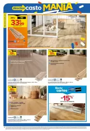 Catalogue Castorama page 12: GoodHome Lame PVC clipsable Mambo €19,99, Randolph Sol stratifié €10,99