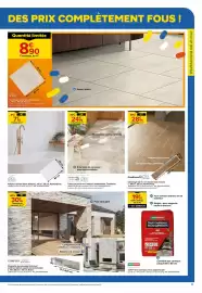 Catalogue Castorama page 13: Alexandrina Faïence murale blanc brillant €7,50