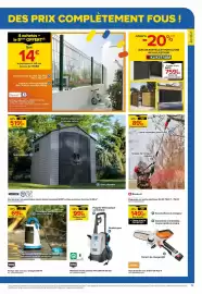 Catalogue Castorama page 15: MAC Nettoyeur haute pression M3 €99,90, Blooma Grillage rigide vert €14,00