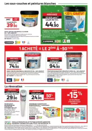 Catalogue Leroy Merlin page 12: LUXENS SOUS-COUCHE UNIVERSELLE €39,90, Dulux Architecte €74,90