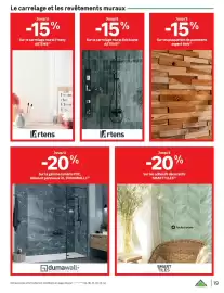 Catalogue Leroy Merlin page 19: Dumawall+ lambris PVC, dalles et panneaux XL, SMART TILES adhésifs décoratifs