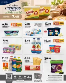 Folheto Mercadão Atacadista semana 42 Página 6: Bebida láctea jamava €6,98, Cream cheese danúbio €9,98