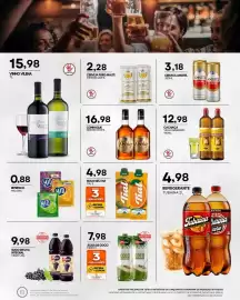 Folheto Mercadão Atacadista semana 42 Página 9: Conhaque dreher €16,98, Vinho vilena €15,98