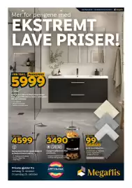 Megaflis kundeavis Side 1: Gustavsberg Estetic square dusjsett m/dusjtermostat matt sort €4.599,00