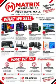 Matrix Warehouse catalogue Page 1