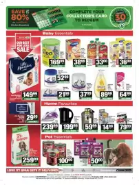 SuperSpar catalogue Page 7: Rhodes Squish Pouches Assorted €33,00, Boss Chunks Canned Dog Food Assorted €100,00