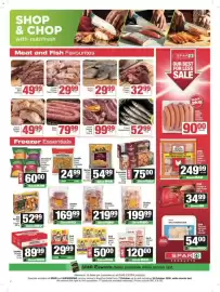 Spar catalogue Page 2: Chickies Drumsticks €219,99, Frozen Stewing Beef Class A €99,99