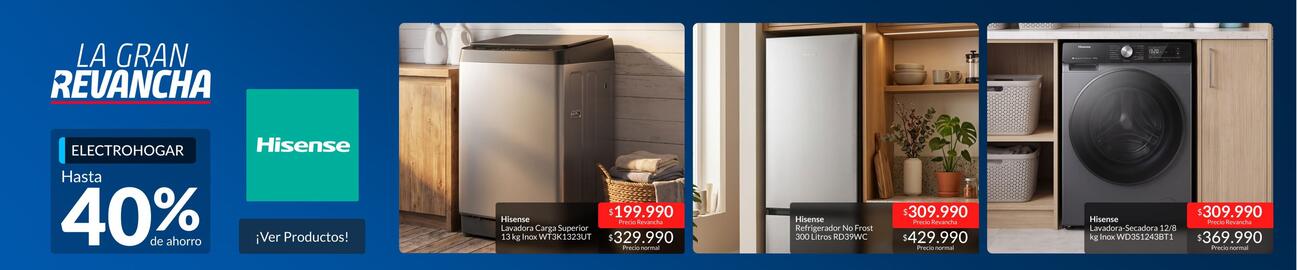 Catálogo Constructor Sodimac Página 6: Hisense - lavadora secadora €309.990,00