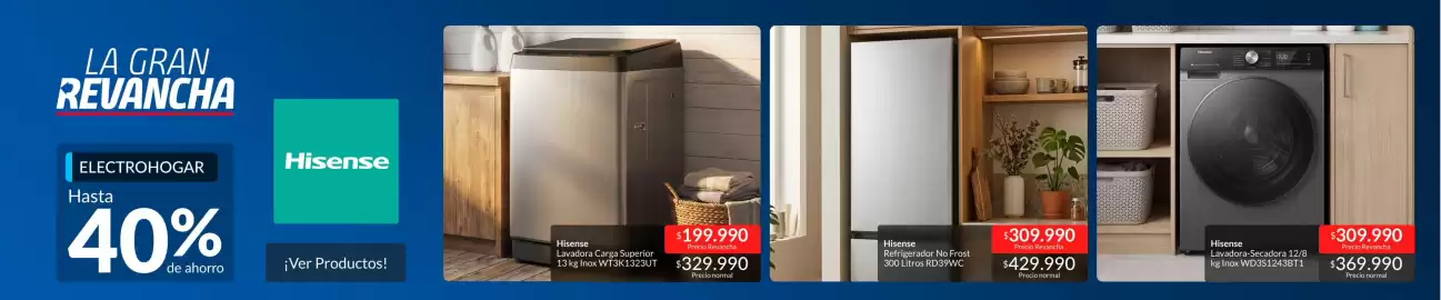 Catálogo Constructor Sodimac Página 6: Hisense - lavadora secadora €309.990,00