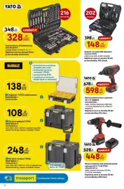 Castorama gazetka Strona 18: Zestaw kluczy YATO 216 elementów €328,00, Zestaw narzędzi castohit €148,00