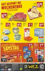 WEZ Prospekt woche 43 Seite 16: Bresso Frischkäse €0,99, Landliebe Butter €1,29