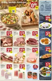 WEZ Prospekt woche 43 Seite 7: Rack & Rüther Stracke €3,49, Bauerngut Saftiger Farmerschinken €1,99