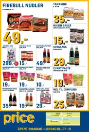 Price Lagerbutikk kundeavis Side 2: ABC nudler i boks €10,00, Mel til dumpling €25,00