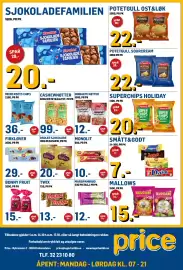 Price Lagerbutikk kundeavis Side 3: St. Michael crunchy coated peanuts €12,00, Dadler sjokolade €20,00