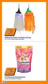 Action Prospekt woche 42 Seite 9: Pro Stück 395 3.95/st 4.99€ Halloween-Deko mit Beleuchtung 45 x 70 cm | Verschiedene