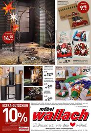 Möbel Wallach Prospekt Seite 8: Fussmatte €9,95, Bettwäsche €29,95