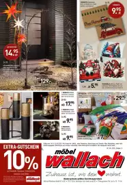 Möbel Wallach Prospekt Seite 8: Fussmatte €9,95, Bettwäsche €29,95
