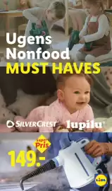 Lidl tilbudsavis | Non-Food Side 1: PARKSIDE Ugens Nonfood MUST HAVES OSILVERCREST lupilu Super Pris 149.- OSAVERCREST 00 Ⓡ