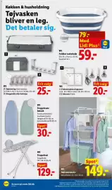 Lidl tilbudsavis | Non-Food Side 8: W5 Strygebræt €129,00, Spot2 Strygebræts-betræk €30,00