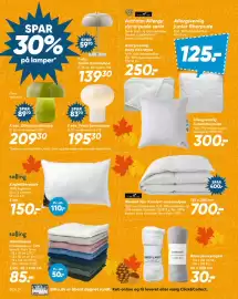 Bilka tilbudsavis uge 42 Side 32: Nordisk Fjer Komfort moskusdyne €700,00, Salling Kuglefiberpude €150,00