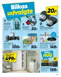 Bilka tilbudsavis uge 42 Side 40: Tvillum møbler Billund natbord €499,00, Windsor fyrfadslys €159,00