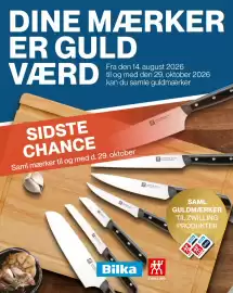 Bilka tilbudsavis uge 42 Side 7: DINE MÆRKER ER GULD VÆRD SIDSTE CHANCE Fra den 14. august 2026 til og med den 29. oktober