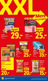 Lidl tilbudsavis uge 43 Side 15: Sondey mælke- og hasselnødde-snitte €35,00, Sondey Choco Nussa-kiks €25,00