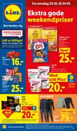 Lidl tilbudsavis uge 43 Side 37: Crivit Ski-undertøj €79,00, Mister Choc Chokolade €25,00