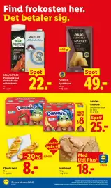 Lidl tilbudsavis uge 43 Side 5: Arla/Matilde Proteindrik med chokolade eller milkshakemix €22,00, Danonino €25,00